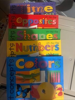 First concepts Lift-the-flap books